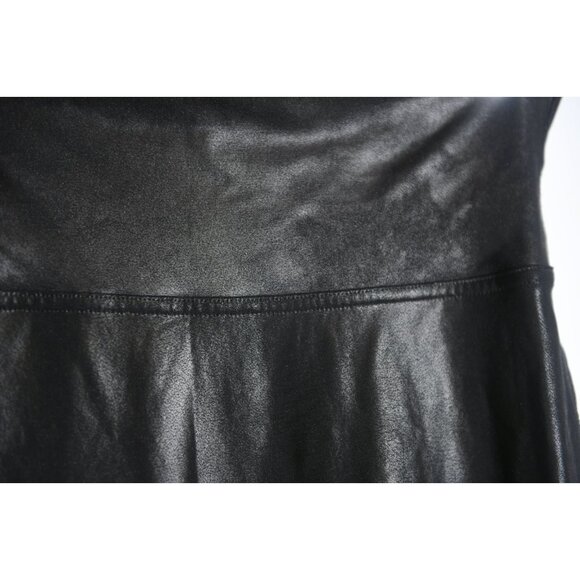 Spanx Faux Leather Leggings Black Size Medium Slimming High Rise Shaping Pants - Picture 2 of 8